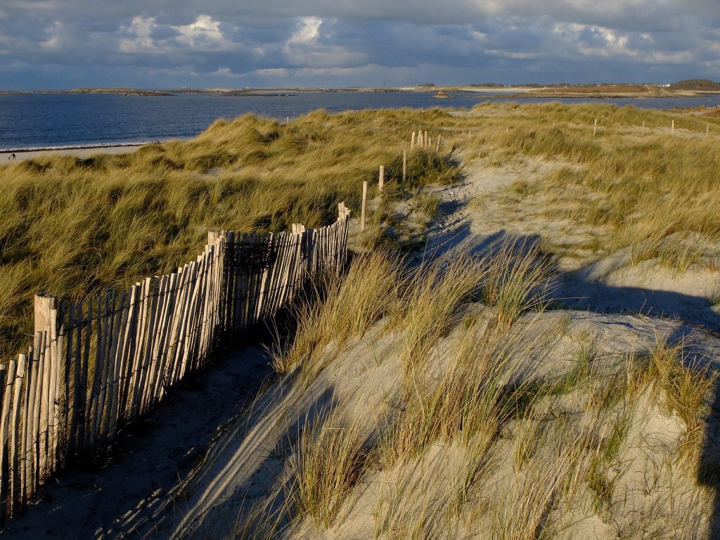 Photo des dunes de Saint Pabu, Bretagne France